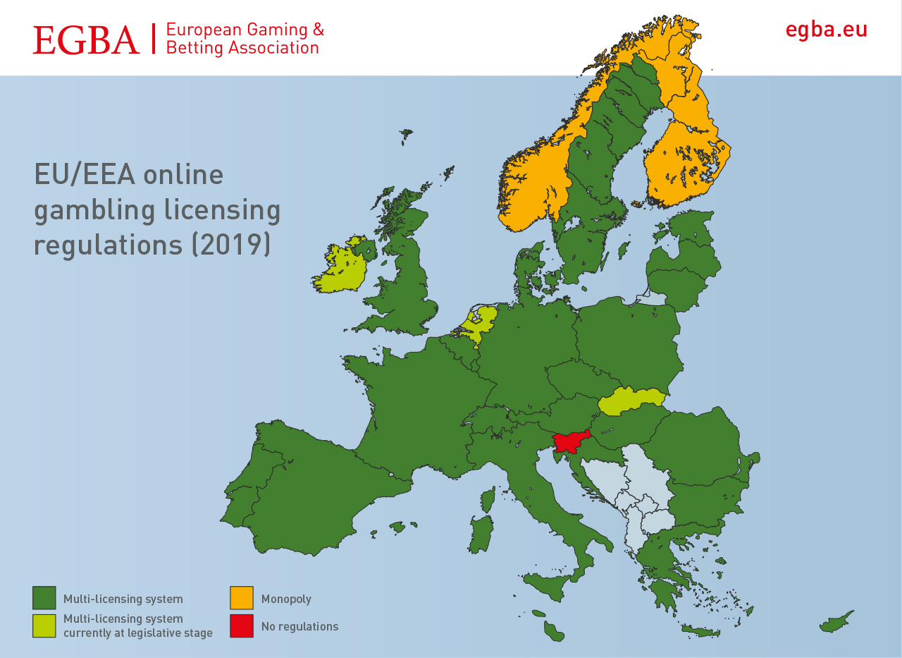EGBA on X: Europe's online gambling regulation changed a lot in 10 years.  Before, there were mostly monopolies or no regulations at all. But today  it's regulated by multi-licensing in 26 EU
