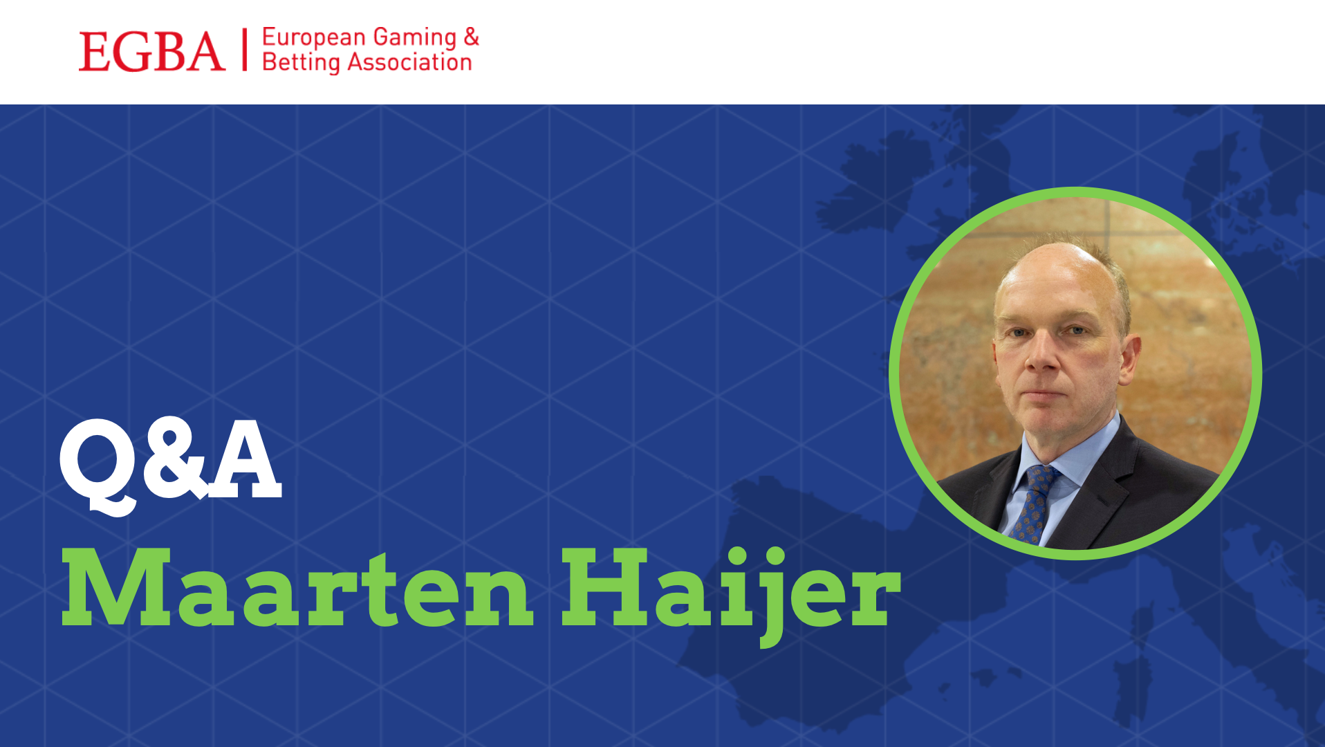 Maarten Haijer, secretary general, European Gaming and Betting Association  (EGBA) – POLITICO