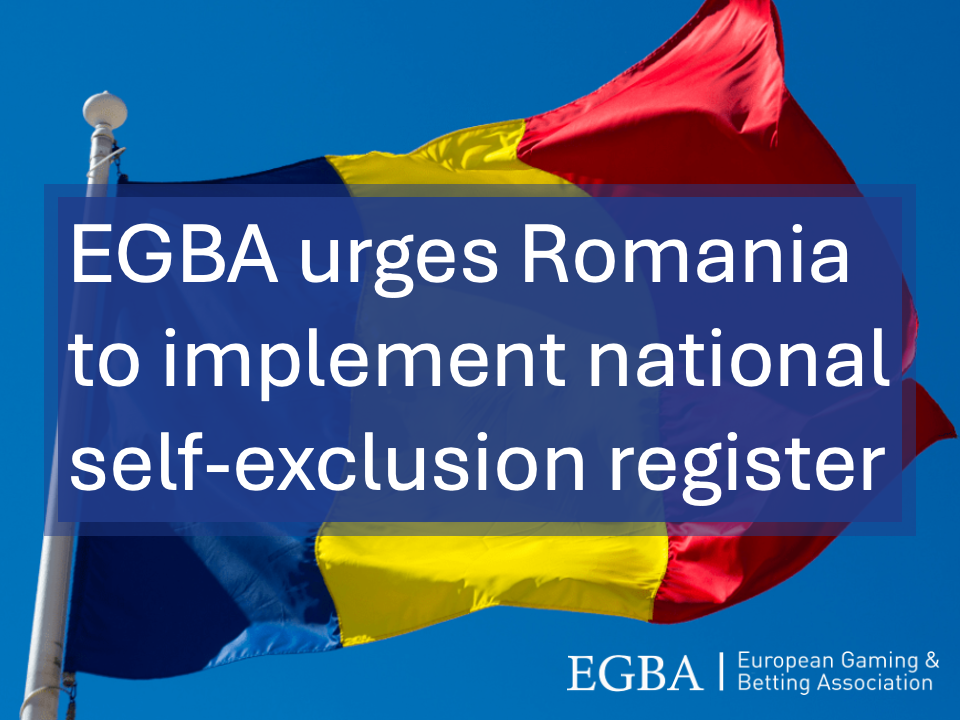 EGBA urges Romania to implement national self-exclusion register